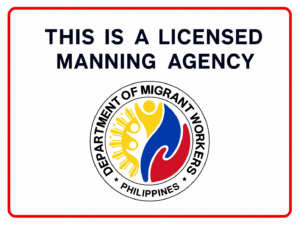 This is a LICENSED Manning Agency by the POEA